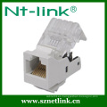 2014 Netlink Nueva llegada de ABS Krone Blanco Cat.5e RJ45 Keystone Jack